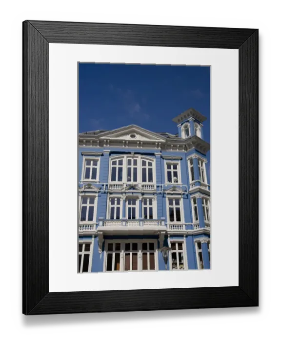 Framed Print : Norway, Bergen. Historic downtown homes Framed Print : Norway, Bergen. Historic downtown homes