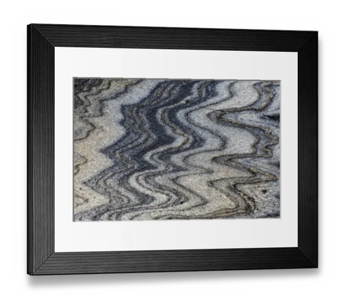 Framed Print : Norway, Nordland. Folds and intrusions forming intricate patterns in a rock formation Framed Print : Norway, Nordland. Folds and intrusions forming intricate patterns in a rock formation