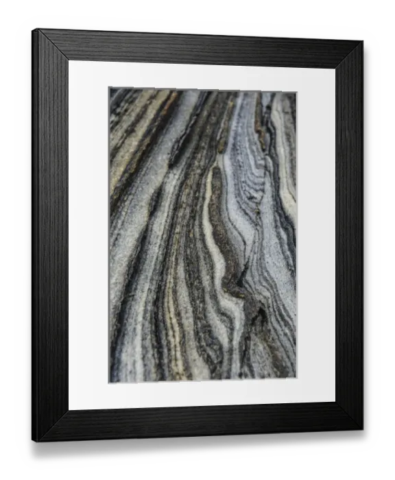 Framed Print : Norway, Nordland. Folds and intrusions forming intricate patterns in a rock formation Framed Print : Norway, Nordland. Folds and intrusions forming intricate patterns in a rock formation