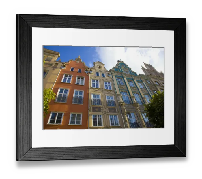 Framed Print : Europe, Poland, Gdansk. Close-up of buildings Framed Print : Europe, Poland, Gdansk. Close-up of buildings