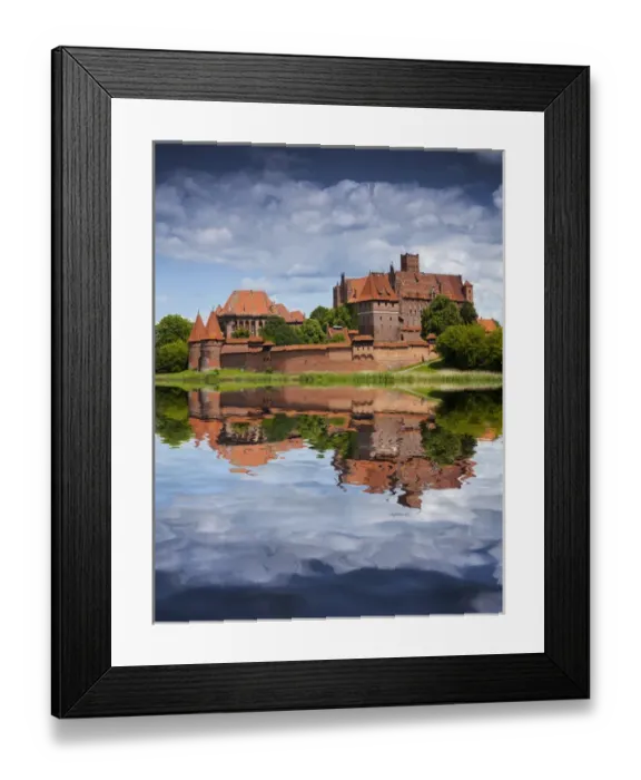 Framed Print : Europe, Poland, Malbork. Medieval Malbork Castle Framed Print : Europe, Poland, Malbork. Medieval Malbork Castle