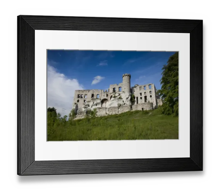 Framed Print : Europe, Poland. View of Ogrodzieniec Castle Framed Print : Europe, Poland. View of Ogrodzieniec Castle