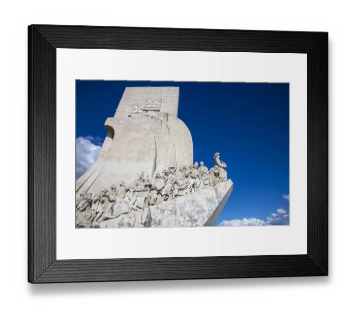 Framed Print : Europe, Portugal, Lisbon. Close-up of Discoveries Monument