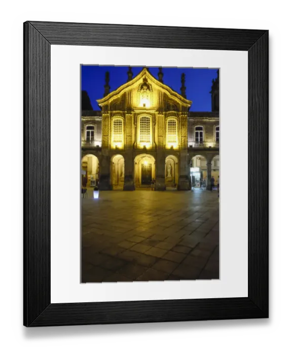 Framed Print : Portugal, Minho Province, Braga. Urban area extends from the Cavado River to the Este River Framed Print : Portugal, Minho Province, Braga. Urban area extends from the Cavado River to the Este River