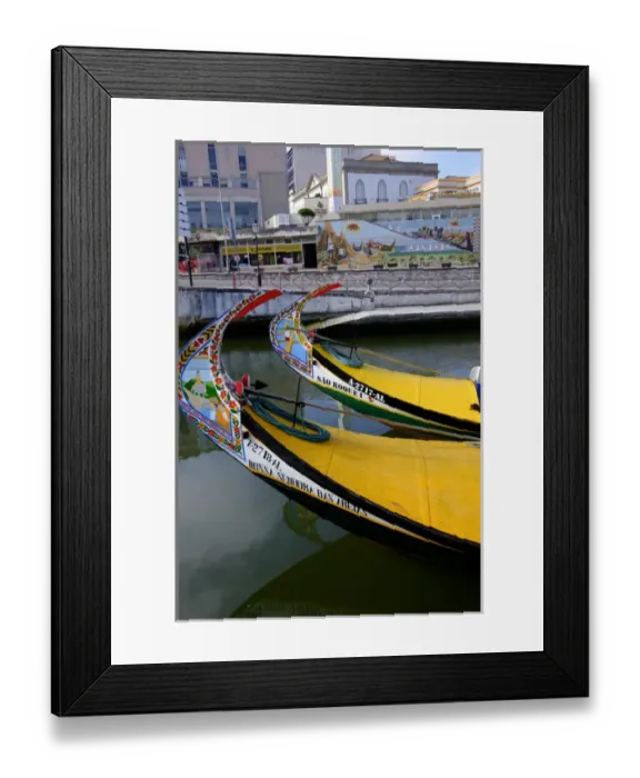 Framed Print : Portugal. Central Region, Aveiro. portuguese Venice. 10th Century city