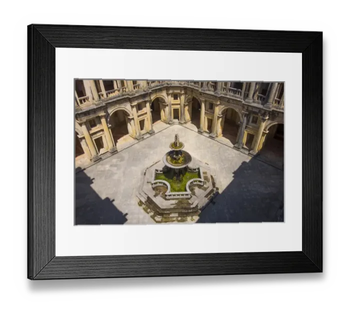 Framed Print : Portugal, Tomar. Tomar Castle, Knights of the Templar fortress, castle and convent Framed Print : Portugal, Tomar. Tomar Castle, Knights of the Templar fortress, castle and convent