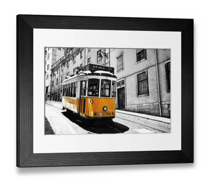 Framed Print : Europe, Portugal, Lisbon. Lisbon transportation; Famous Old Lisbon Cable Car Framed Print : Europe, Portugal, Lisbon. Lisbon transportation; Famous Old Lisbon Cable Car