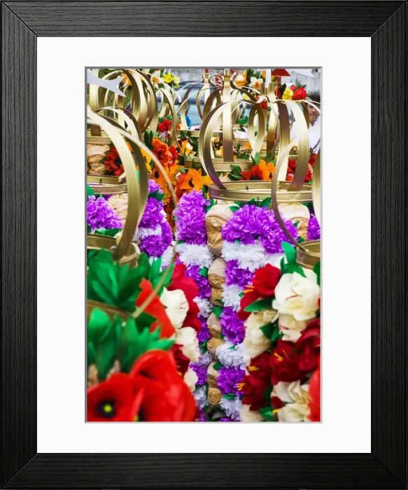 Framed Print : Europe; Portugal; Tomar; Prepairing for the Festival of the Trays Framed Print : Europe; Portugal; Tomar; Prepairing for the Festival of the Trays