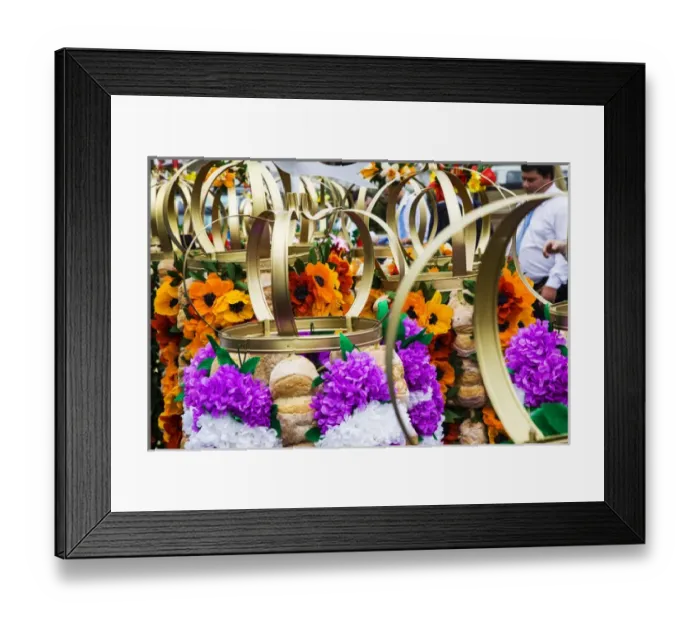 Framed Print : Europe; Portugal; Tomar; Prepairing for the Festival of the Trays Framed Print : Europe; Portugal; Tomar; Prepairing for the Festival of the Trays