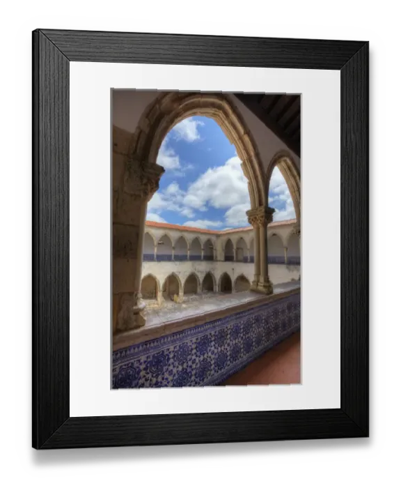 Framed Print : Europe; Portugal; Tomar; The Convent of the Order of Christ (Portuguese: Convento de Cristo)