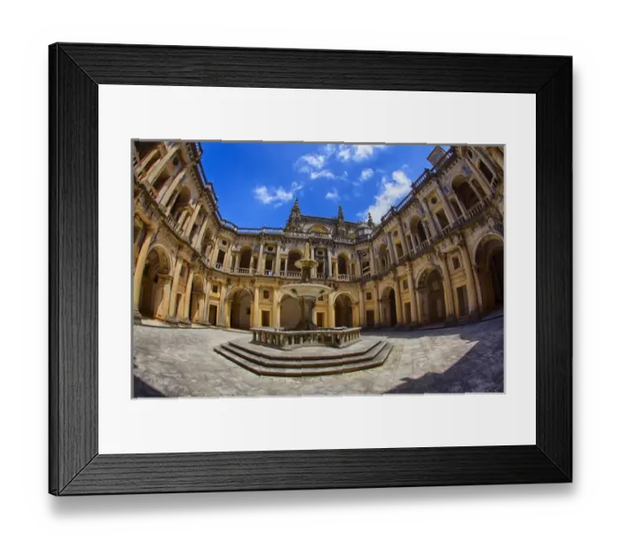 Framed Print : Europe; Portugal; Tomar; The Convent of the Order of Christ (Portuguese: Convento de Cristo) Framed Print : Europe; Portugal; Tomar; The Convent of the Order of Christ (Portuguese: Convento de Cristo)