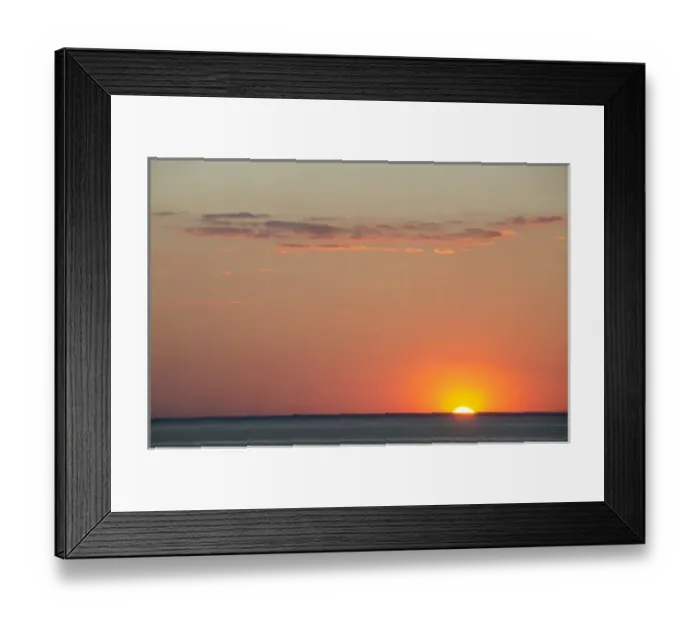 Framed Print : Eastern Europe, Romania. Sunset over the Black Sea near the historic port city of Framed Print : Eastern Europe, Romania. Sunset over the Black Sea near the historic port city of