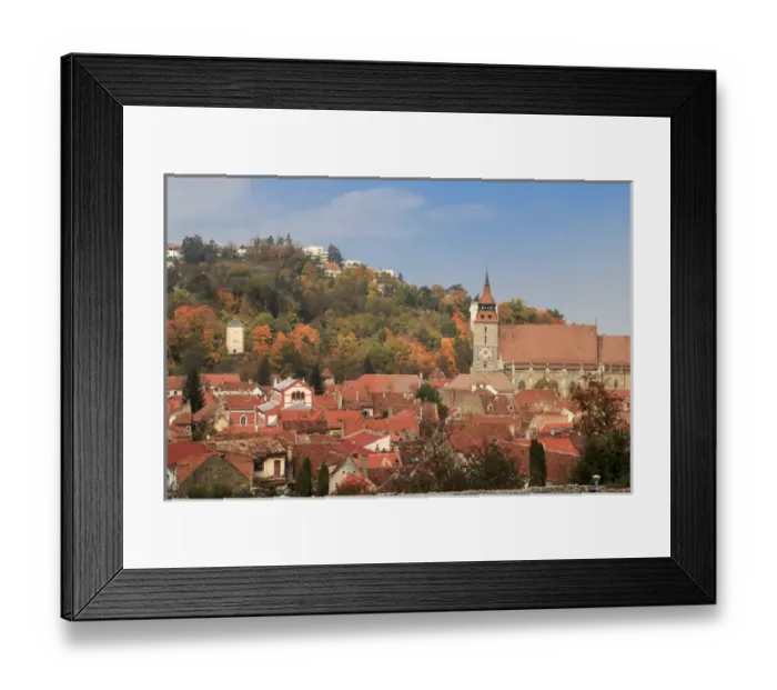 Framed Print : Europe, Romania, Brasov. Poarta Schei district. Near George Street. Clock Tower Framed Print : Europe, Romania, Brasov. Poarta Schei district. Near George Street. Clock Tower