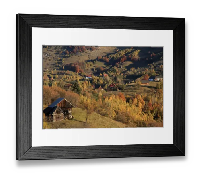 Framed Print : Europe, Romania, Transylvania, Carpathian Mountains, Magura, Piatra Craiului National Park