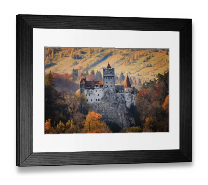 Framed Print : Europe, Transylvania, Romania, 13th century Castle Bran, associated with Vlad II the Impaler Framed Print : Europe, Transylvania, Romania, 13th century Castle Bran, associated with Vlad II the Impaler