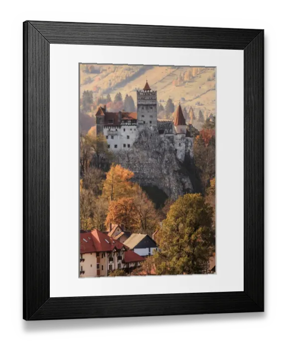 Framed Print : Europe, Transylvania, Romania, 13th century Castle Bran, associated with Vlad II the Impaler Framed Print : Europe, Transylvania, Romania, 13th century Castle Bran, associated with Vlad II the Impaler