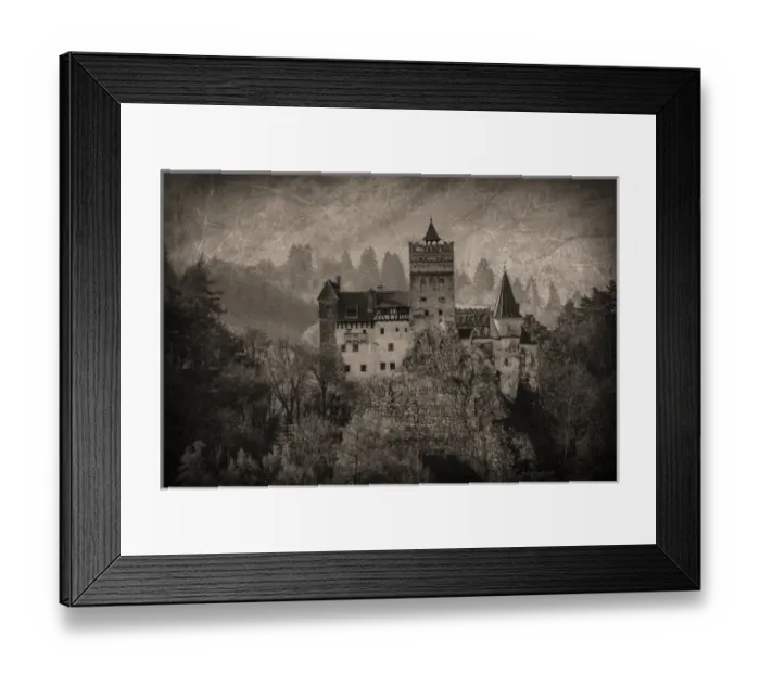 Framed Print : Europe, Transylvania, Romania, 13th century Castle Bran, associated with Vlad II the Impaler Framed Print : Europe, Transylvania, Romania, 13th century Castle Bran, associated with Vlad II the Impaler