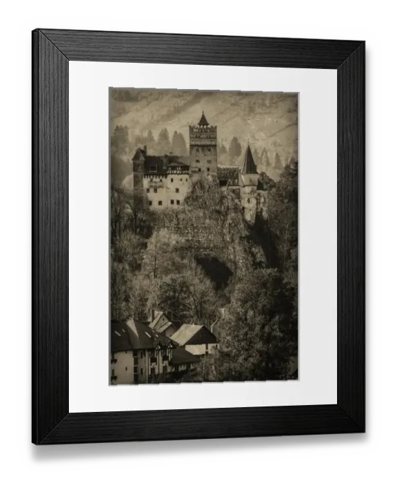 Framed Print : Europe, Transylvania, Romania, 13th century Castle Bran, associated with Vlad II the Impaler Framed Print : Europe, Transylvania, Romania, 13th century Castle Bran, associated with Vlad II the Impaler