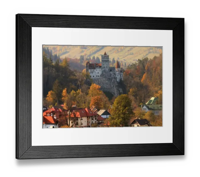 Framed Print : Europe, Transylvania, Romania, 13th century Castle Bran, associated with Vlad II the Impaler Framed Print : Europe, Transylvania, Romania, 13th century Castle Bran, associated with Vlad II the Impaler