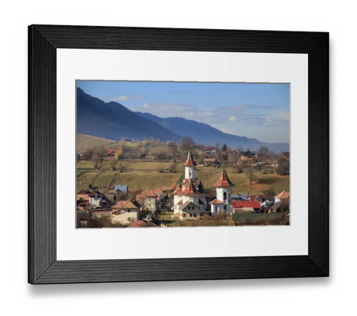 Framed Print : Europe, Romania, Bucovina, Campulung Moldovenesc, Fall colors Framed Print : Europe, Romania, Bucovina, Campulung Moldovenesc, Fall colors