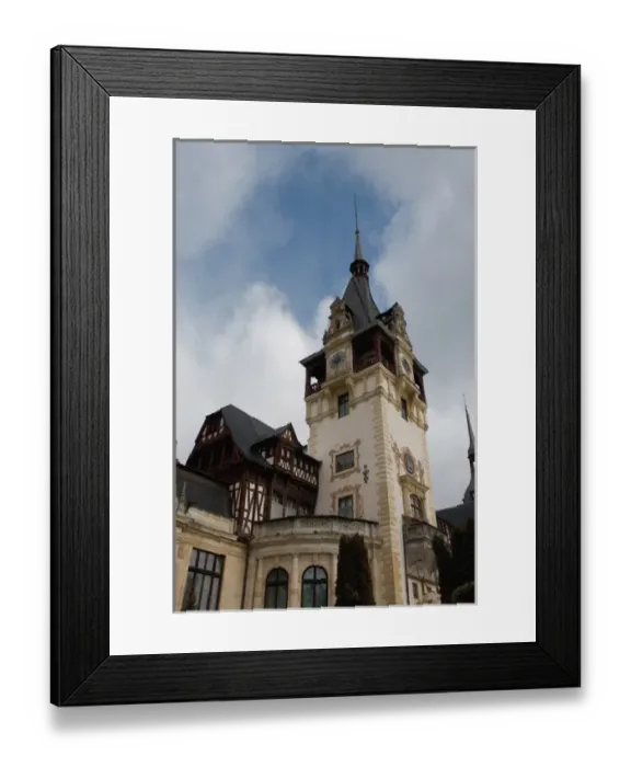 Framed Print : Romania. Transylvania. Sinaia. Peles Castle