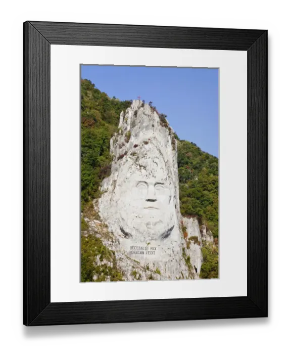 Framed Print : Iron Gate, Portile de Fier, gorge of river danube through the southern carpathian Mountains