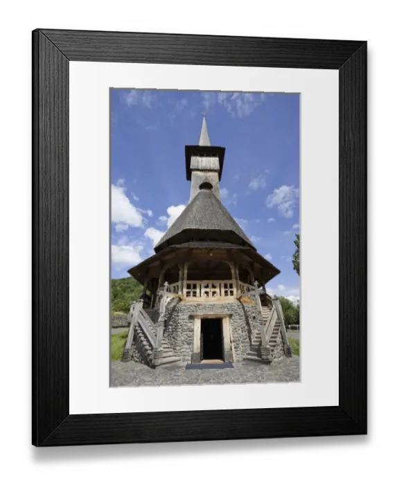 Framed Print : The Barsana monastery, maramures, Romania, was build at the end of the 20th century Framed Print : The Barsana monastery, maramures, Romania, was build at the end of the 20th century