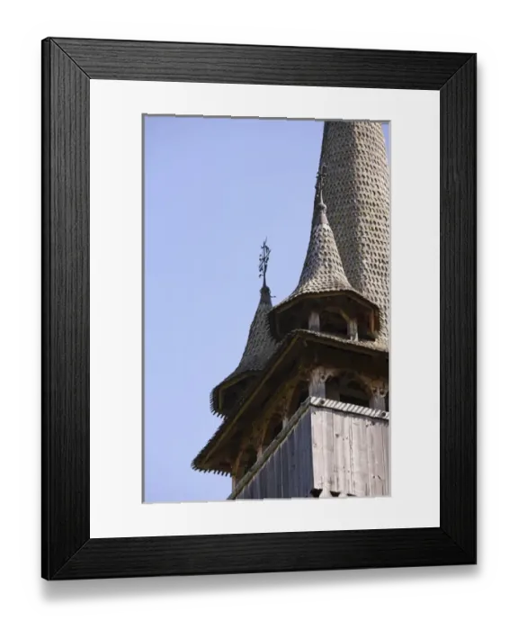 Framed Print : Wooden Church (Biserica de Lemn) in Budesti, Maramures, Romania, is listed as UNESCO world heritage Framed Print : Wooden Church (Biserica de Lemn) in Budesti, Maramures, Romania, is listed as UNESCO world heritage