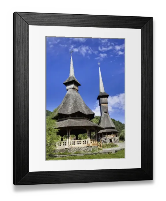 Framed Print : The Barsana monastery, maramures, Romania, was build at the end of the 20th century Framed Print : The Barsana monastery, maramures, Romania, was build at the end of the 20th century