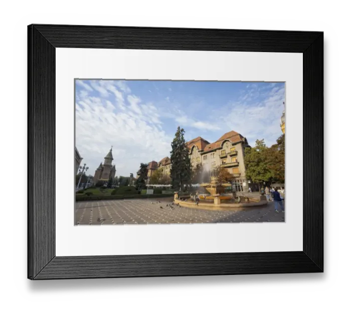 Framed Print : Timisoara in the Banat of Romania, Piata Victoriei Europe, Eastern Europe, Romania Framed Print : Timisoara in the Banat of Romania, Piata Victoriei Europe, Eastern Europe, Romania