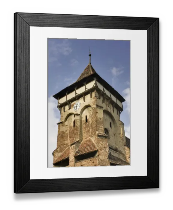 Framed Print : The german fortified church of Valea Viilor (Wurmloch) in Transsilvania, listed Framed Print : The german fortified church of Valea Viilor (Wurmloch) in Transsilvania, listed