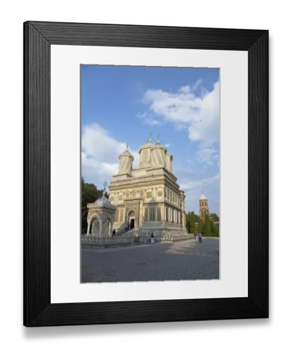 Framed Print : Episcopal Cathedral of Curtea de Arges is one of the most important examples of religious Framed Print : Episcopal Cathedral of Curtea de Arges is one of the most important examples of religious