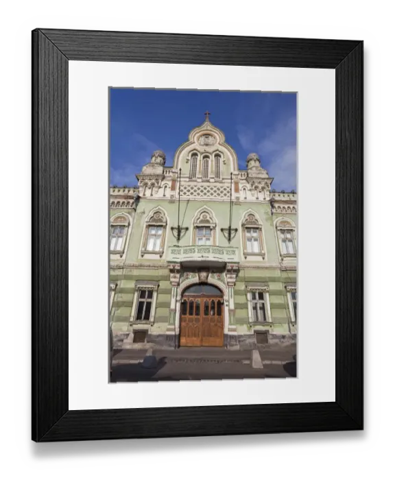 Framed Print : Timisoara in the Banat of Romania, buildings around Piata Revolutii (Piata Unirii) Framed Print : Timisoara in the Banat of Romania, buildings around Piata Revolutii (Piata Unirii)