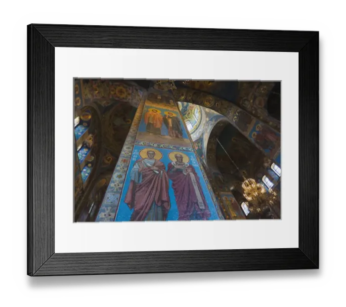 Framed Print : Russia, Saint Petersburg, Center, Church of the Saviour of Spilled Blood, interior Framed Print : Russia, Saint Petersburg, Center, Church of the Saviour of Spilled Blood, interior
