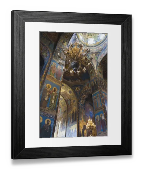Framed Print : Russia, Saint Petersburg, Center, Church of the Saviour of Spilled Blood, interior Framed Print : Russia, Saint Petersburg, Center, Church of the Saviour of Spilled Blood, interior