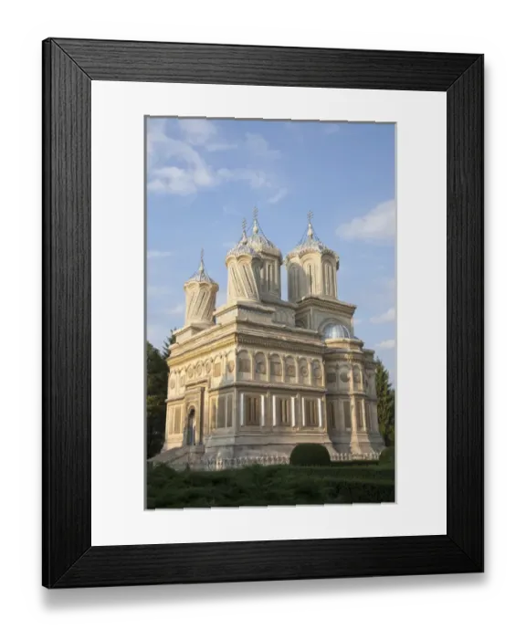 Framed Print : Episcopal Cathedral of Curtea de Arges is one of the most important examples of religious Framed Print : Episcopal Cathedral of Curtea de Arges is one of the most important examples of religious