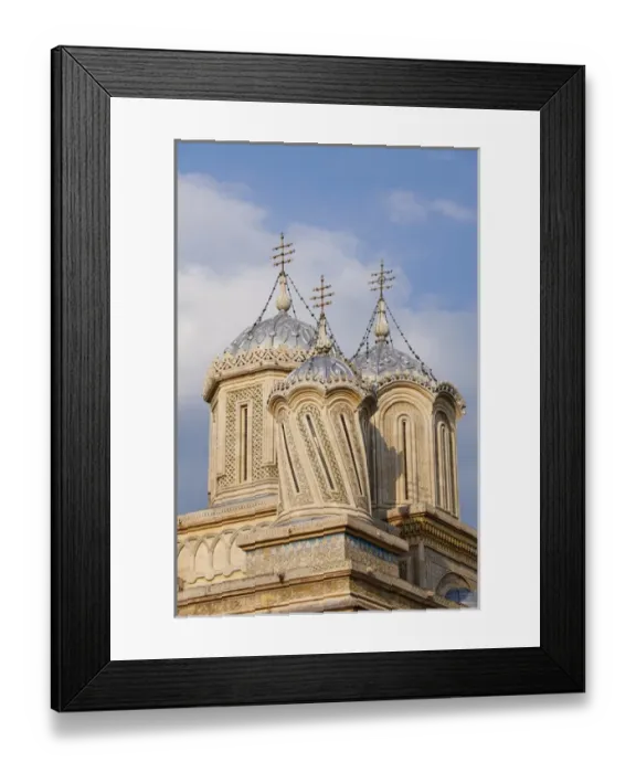 Framed Print : Episcopal Cathedral of Curtea de Arges is one of the most important examples of religious Framed Print : Episcopal Cathedral of Curtea de Arges is one of the most important examples of religious