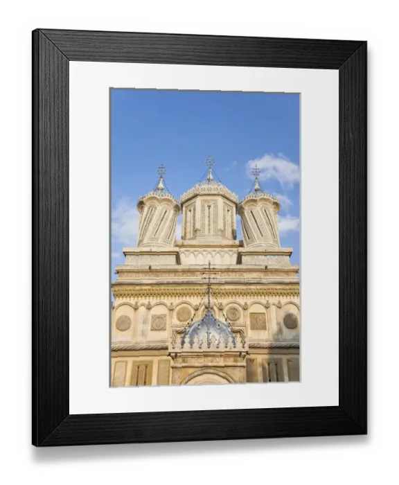 Framed Print : Episcopal Cathedral of Curtea de Arges is one of the most important examples of religious