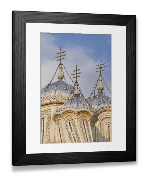 Framed Print : Episcopal Cathedral of Curtea de Arges is one of the most important examples of religious Framed Print : Episcopal Cathedral of Curtea de Arges is one of the most important examples of religious