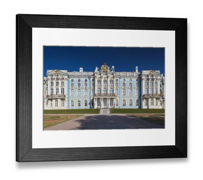 Framed Print : Russia, Saint Petersburg, Pushkin-Tsarskoye Selo, Catherine Palace
