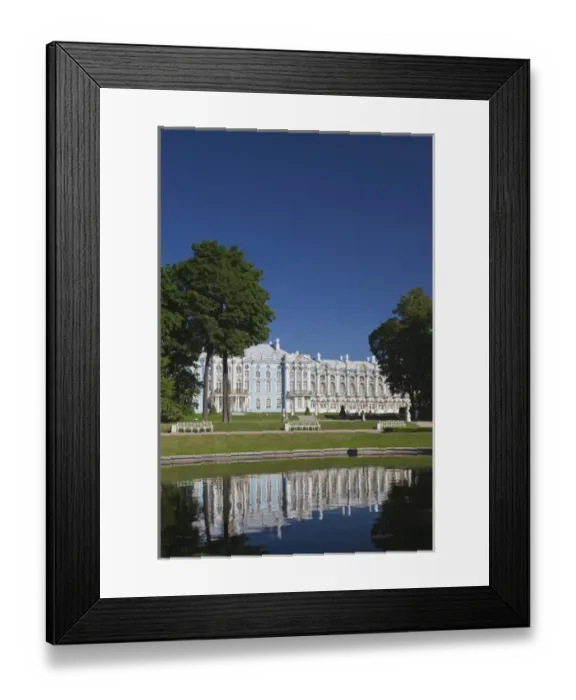 Framed Print : Russia, Saint Petersburg, Pushkin-Tsarskoye Selo, Catherine Palace