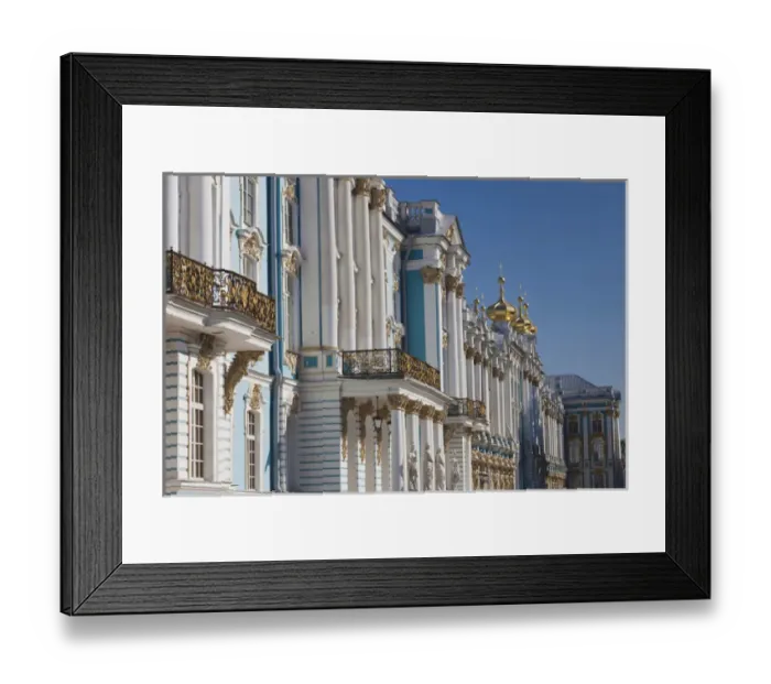 Framed Print : Russia, Saint Petersburg, Pushkin-Tsarskoye Selo, Catherine Palace Framed Print : Russia, Saint Petersburg, Pushkin-Tsarskoye Selo, Catherine Palace