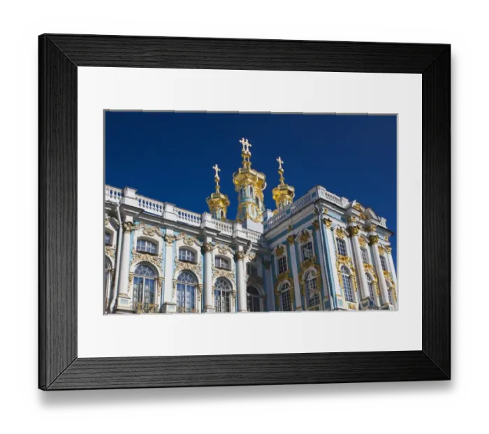 Framed Print : Russia, Saint Petersburg, Pushkin-Tsarskoye Selo, Catherine Palace Chapel detail Framed Print : Russia, Saint Petersburg, Pushkin-Tsarskoye Selo, Catherine Palace Chapel detail