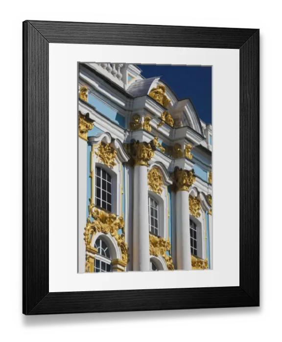 Framed Print : Russia, Saint Petersburg, Pushkin-Tsarskoye Selo, Catherine Palace