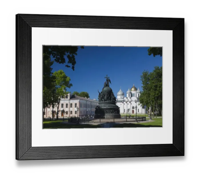 Framed Print : Russia, Novgorod Oblast, Veliky Novgorod, Novgorod Kremlin, Millenium of Russia Monument Framed Print : Russia, Novgorod Oblast, Veliky Novgorod, Novgorod Kremlin, Millenium of Russia Monument