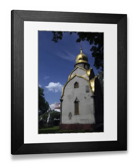 Framed Print : Europe, Russia, Moscow. Novedevichy Convent church