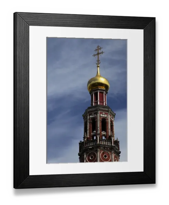 Framed Print : Europe, Russia, Moscow. Belltower of Novodevichy Convent Framed Print : Europe, Russia, Moscow. Belltower of Novodevichy Convent