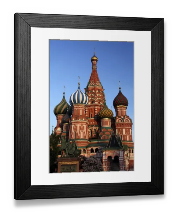 Framed Print : Europe, Russia, Moscow. St. Basils Cathedral in Red Square, Moscow Framed Print : Europe, Russia, Moscow. St. Basils Cathedral in Red Square, Moscow