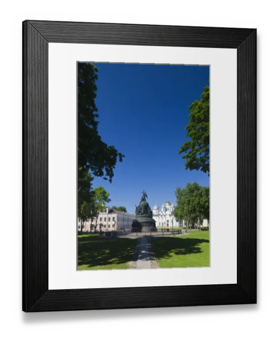 Framed Print : Russia, Novgorod Oblast, Veliky Novgorod, Novgorod Kremlin, Millenium of Russia Monument Framed Print : Russia, Novgorod Oblast, Veliky Novgorod, Novgorod Kremlin, Millenium of Russia Monument