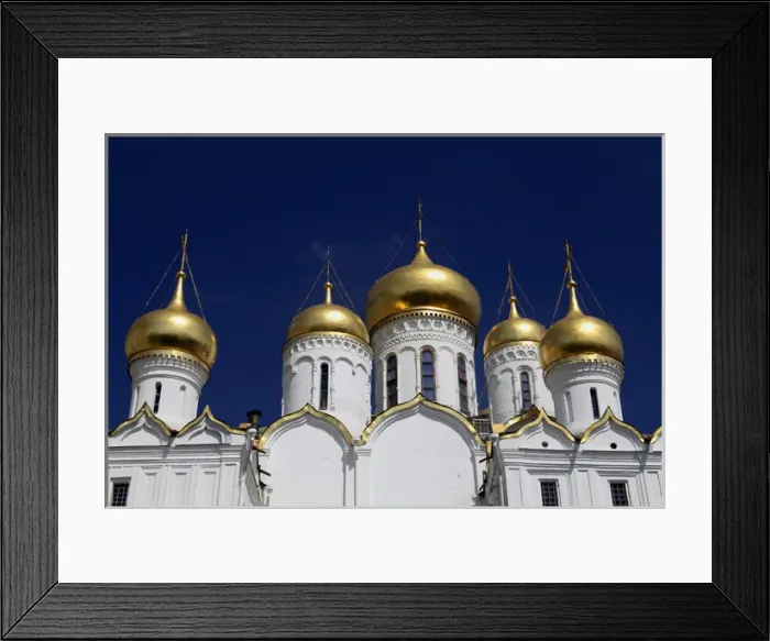 Framed Print : Europe, Russia, Moscow. Annunciation Cathedral of Moscows Kremlin